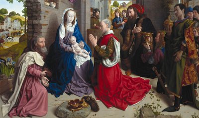 The Adoration of the Kings (Monforte Altar) by Hugo van der Goes